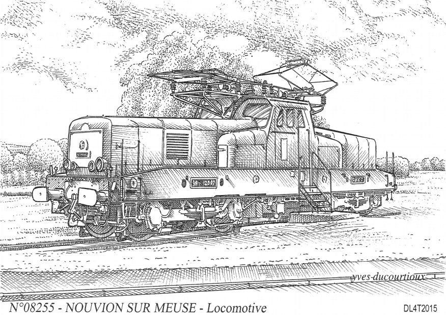 N 08255 - NOUVION SUR MEUSE - locomotive